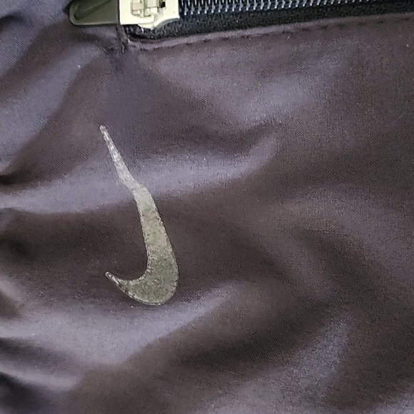 Nike FIT DRY Vintage Y2K Track Pants Baggy Windbreaker Pants  Size M Zippers - Picture 7 of 9